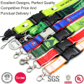 Cheap Personalized Neck Polyester Sublimation Custom High Quality Thick Lanyards